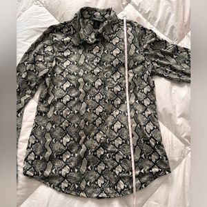Snake print shirt